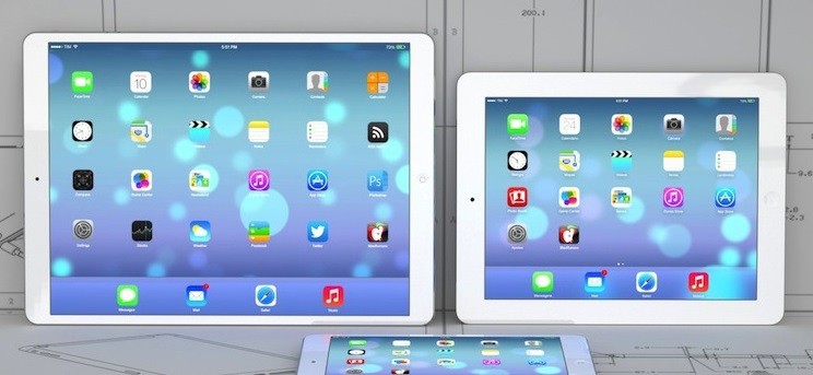 iPad с большими диагоналями экранов тестировались в 2012 году