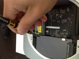 Замена (установка) HDD на Mac Mini